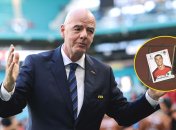 Джанни Инфантино и Криштиану Роналду