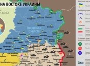 Карта АТО на востоке Украины (30 ноября)