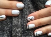 Маникюр 2020: самый красивый дизайн в стиле геометрия (Фото)