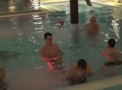 Уникальная тренировка украинских биатлонистов под водой (Видео)