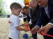 Павелко открыл новый спорткомплекс в Ивано-Франковске