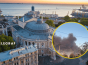 Над городом поднялось черное облако