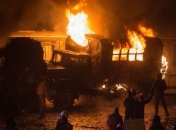 МВД: Митингующие сожгли 6 транспортных средств 