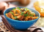 Рецепт недели. Пенне с индейкой и овощами