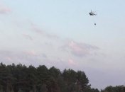 Пожар на военном лесхозе Черниговщины: горит 20 га леса