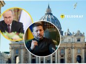 Володимир Путін та Володимир Зеленський