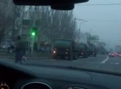 СМИ: Под Донецком заметили огромную колонну военной техники