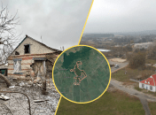 Местами деревню сравняли с землей