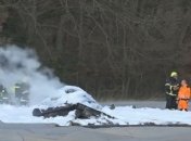 Появилось видео с места крушения самолета совладелицы российской авиакомпании