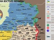 Карта АТО на востоке Украины (12 октября)