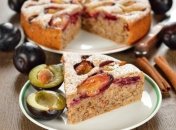 Рецепт недели. Пирог со сливами