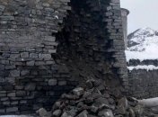 В Каменце-Подольском обвалилась стена легендарной Старой крепости