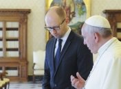 Яценюк в Италии встретился с Папой Римским и руководством страны
