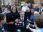 Бронислав Коморовский не обратил внимания на "инцидент с яйцом"