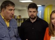 Саакашвили пафосно отметился в Мариуполе в компании своей бывшей