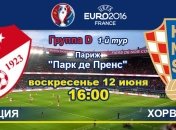Турция - Хорватия: онлайн-трансляция матча Евро-2016
