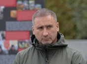 Руководитель Центра стратегических коммуникаций и информационной безопасности Игорь Соловей во время открытия выставки «Рашизм – это…»