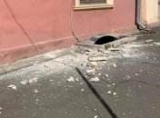 В Одесском художественном музее из-за ливня обрушился карниз