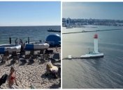 Шло 75 августа: в Одессе люди посреди осени отдыхали на пляже и купались в море (видео)