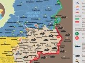 Карта АТО на востоке Украины (13 марта)