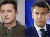 Зеленский, Макрон