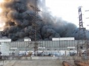 Пожар, возникший на Углегорской ТЭС был локализован