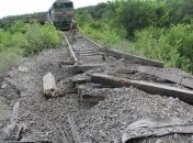 Взорван железнодорожный путепровод на Луганщине