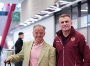 Президент Федерации бодибилдинга РФ Александр Вишневский встретил в Москве  президента Международной федерации бодибилдинга (IFBB) Рафаэля Сантоху