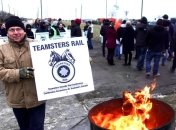 В провинции Канады из-за забастовки железнодорожников возник дефицит топлива