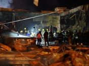 Последствия удара по ТЦ в Кременчуге