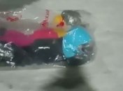 "Отец года": в Киеве мужчина придумал бюджетную замену санкам для детей (видео)