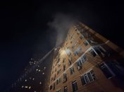 Дрон ударил в многоэтажный дом