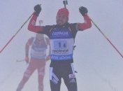 Российский биатлонист о победе над Бьорндаленом