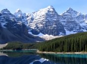 Озеро Морейн - ледниковое озеро в Канаде (Фоторепортаж)