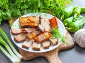 Сало в соевом соусе