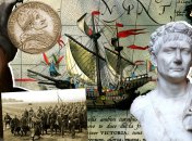 Корабель "Вікторія" на мапі Авраама Ортеліуса 1589 року