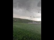 Мощный смерч порушил около десятка домов в украинском селе (видео)