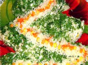 Салат «Новогодняя ёлочка»