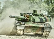 Французский танк Leclerc в работе