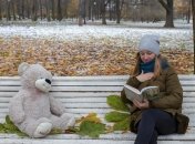 Девушка с мишкой