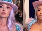 Украинская супермодель на Хеллоуин нарядидась в образ мегапопулярной рэперши (фото)