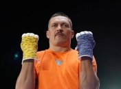 Александр Усик на открытой тренировке