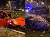 От обеих машин после ДТП в Харькове ничего не осталось