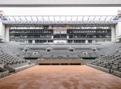 На "Ролан Гаррос" закончили монтаж крыши над центральным кортом (Фото)