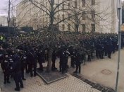 Сторонники "Нацкорпуса" пришли на Майдан 