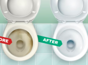 Быстрый способ вернуть унитазу белизну