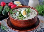 Окрошка получается необычной