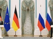 Прес-конференція канцлера ФРН та президента Росії