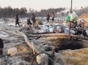 Госпогранслужба обнаружила новые места незаконной добычи янтаря (Видео)