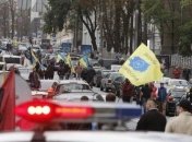 Киев стоит в пробках, центр города парализован